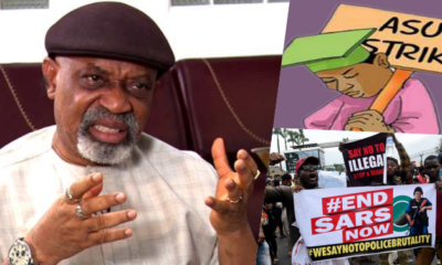 Minister Of Labour, Chris Ngige Says ASUU Strike Is Boosting #EndSARS Protest