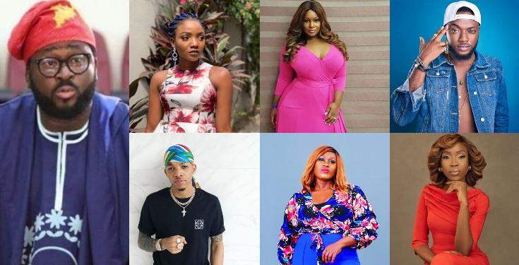 Uche Jombo, Toolz, Simi, Tekno, Lala Akindoju and other Nigerian celebrities slam Desmond Elliot