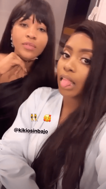 Erica hangs out with vice president Osinbajo's daughter, Kiki, in Abuja (Photos/Video)