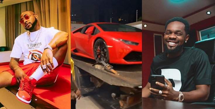 Man blasts Davido for making noise after buying Lamborghini Patoranking bought without making noise, Davido replies