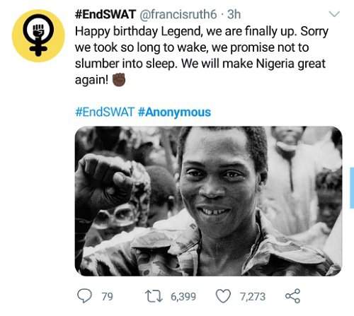 'Sorry we took so long to wake up' - Nigerians celebrate late Fela Kuti's birthday