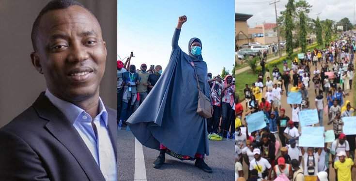 Outrage As Sowore Claims He Started "The First #EndSARS Protest In Abuja" (Video)