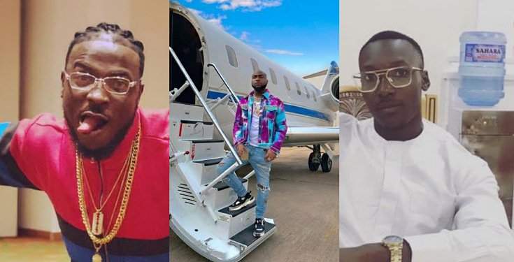 Peruzzi blasts fan who begged for space on Davido's Private Jet