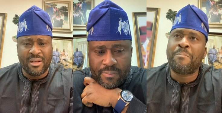 Desmond Elliot reacts after Nigerians dragged him for allegedly supporting an anti-social media bill (Video)