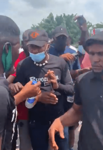 'We don't want you here' - #EndSARS protesters chase Sowore from Abuja venue (Video)