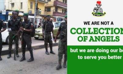 "We are not a collection of angels" - Nigerian police writes