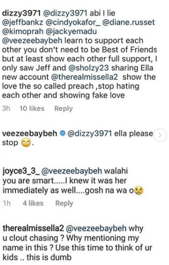 BBNaija's Venita Akpofure and Ella Exchanges Blow On Instagram