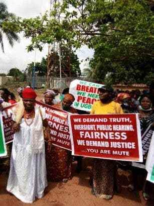 Delta Women Protest Against Ned Nwoko