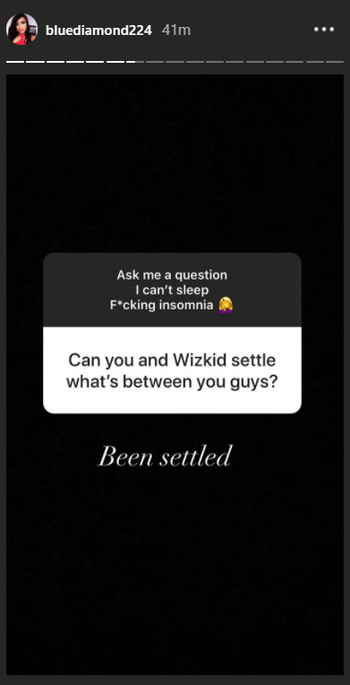 'We have settled' - Wizkid's second baby mama reveals they have settled their rift