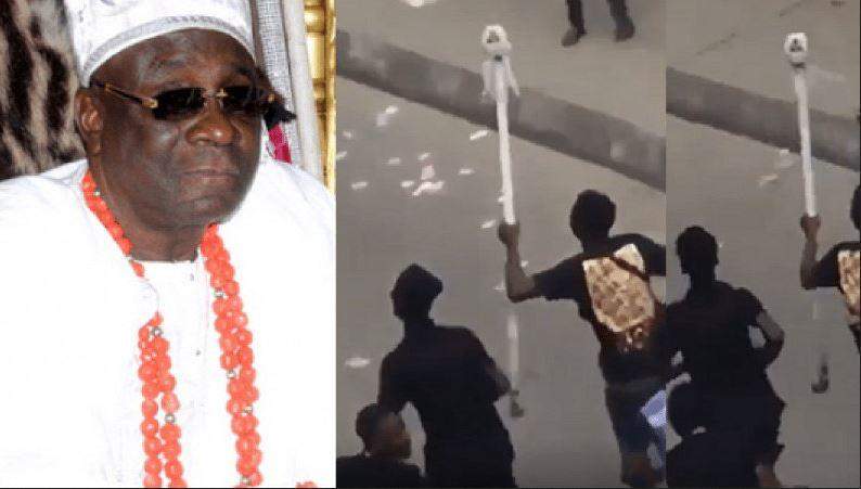 Oba of Lagos' staff of office reportedly returned (Video)