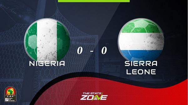 Nigeria Vs Sierra-Leone afcon