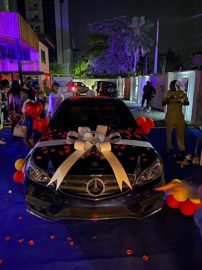 Laycon's fans gift him brand new Mercedes Benz for his 27th birthday (Photos/Video)