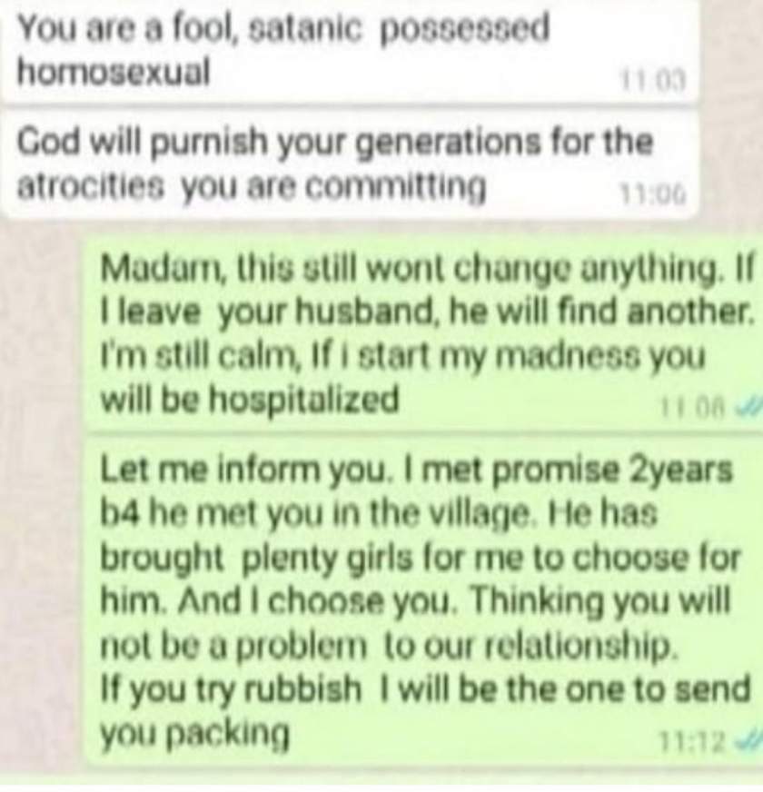 Married woman challenges gay man for having an affair with her husband