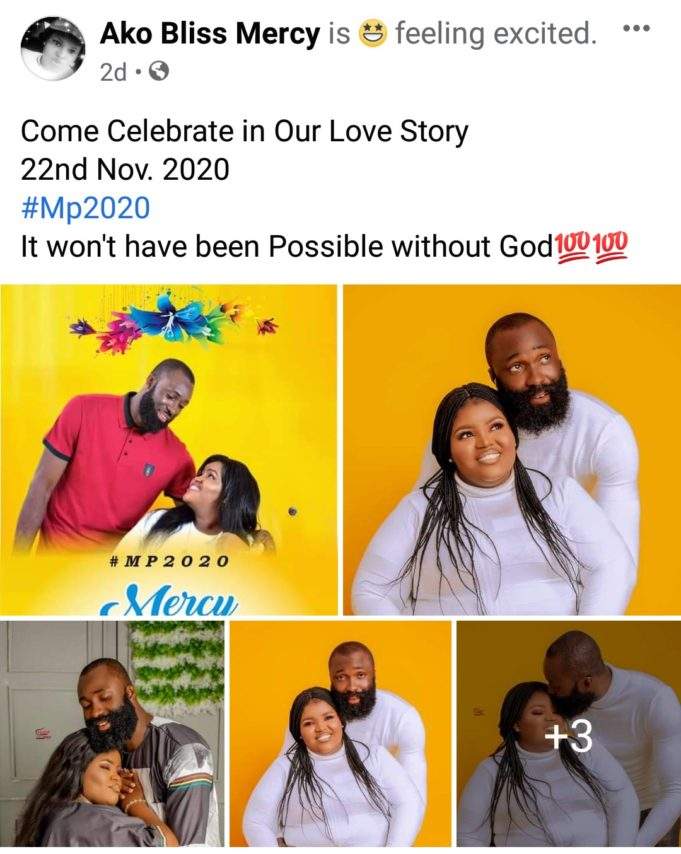'It won't have been possible without God' - Plus size lady says as she shares beautiful pre-wedding photos