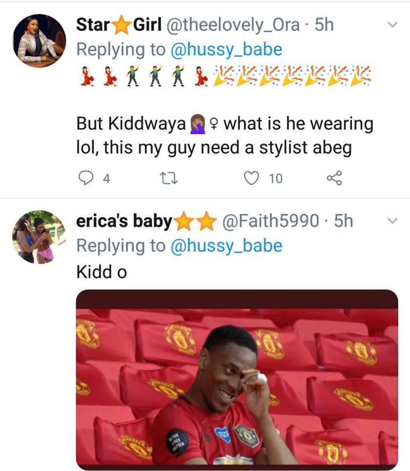 Fans blast Kiddwaya over outfit to Eko hotel with Erica (Photos)