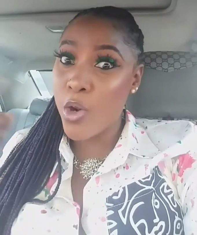 Heartbroken lady who fell in love with Laycon and kissed him from her TV screen, drags him to filth for "tripping" for Erica (Video)