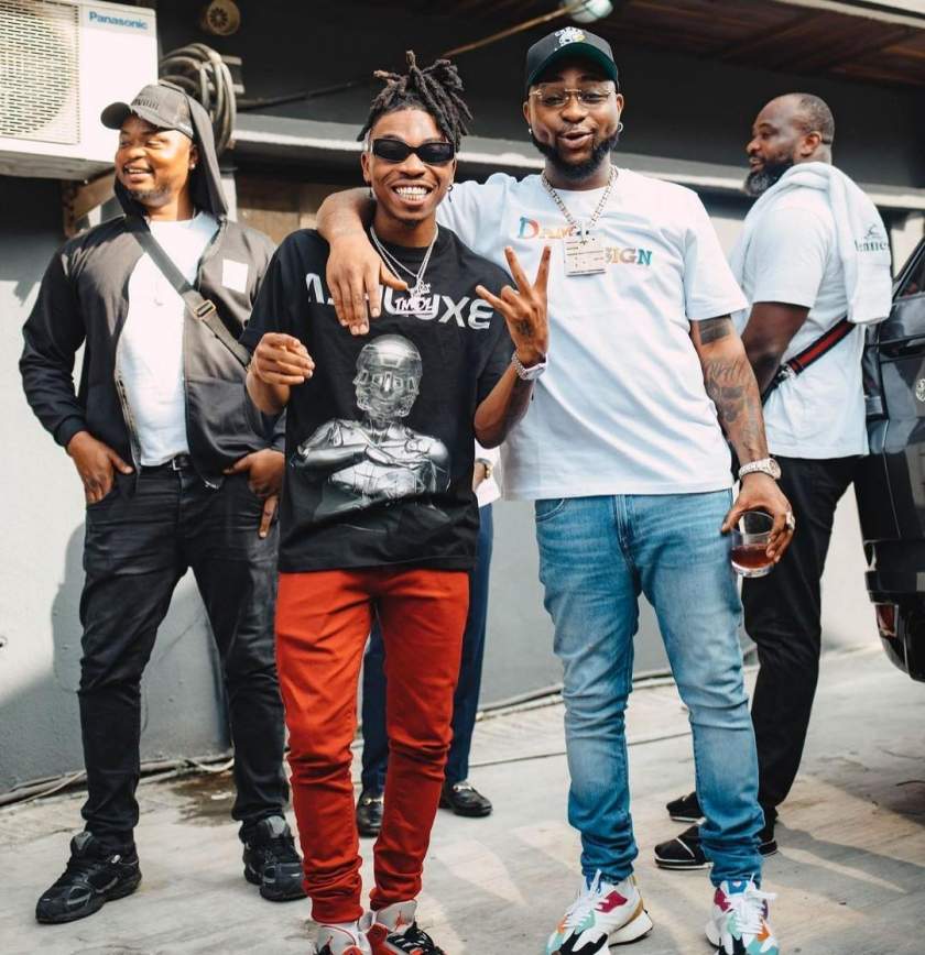 "I'm emotional right now" - Davido says as he shares his first chat with Mayorkun