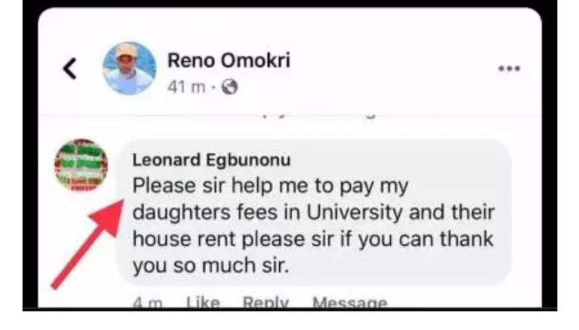 'Imagine the audacity' - Reno Omokri drags man who begged him for money to pay daughter's school fees and pay rent