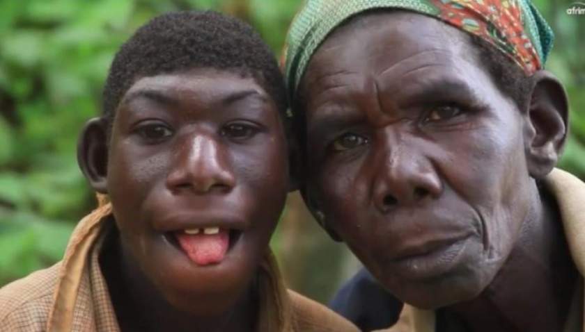 Meet 21-year-old Boy Who Feeds On Grass, Can't Speak and Stays In The Forest (Video)