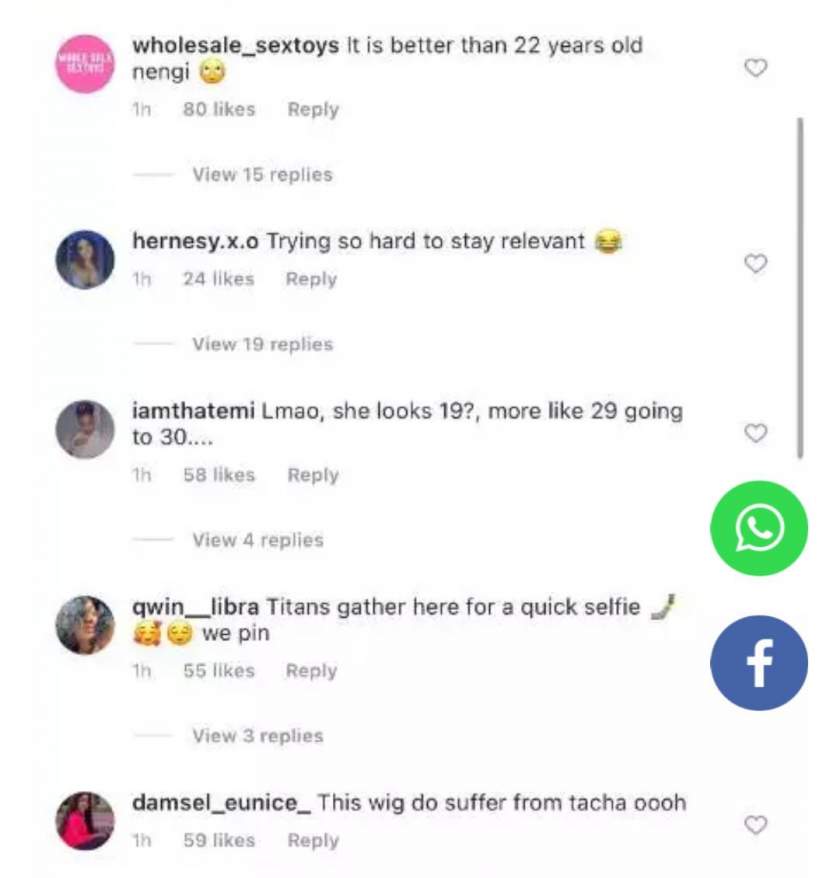 Tacha dragged to filth after she revealed her real age (Video)