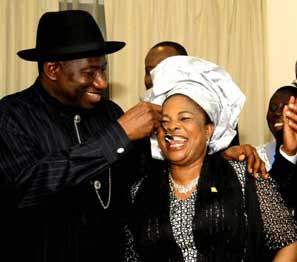 "I will choose you to be my husband over and over" - Former first lady, Patience Jonathan tells Goodluck Jonathan
