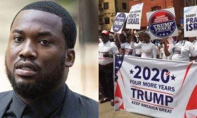 Rapper Meek Mill slams Nigerians for organizing campaign rally for Donald Trump