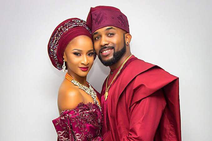 Banky W and wife, Adesua Etomi romantically tease each other with words borrowed from Bible verses