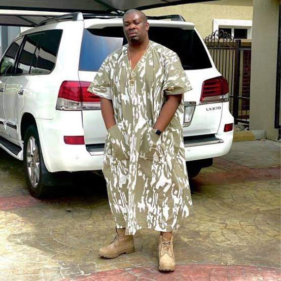 'I prefer clothes that don't show my boobs' - Don Jazzy reveals why he likes wearing big robes
