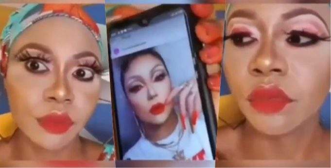 'Are you saying I am ugly' - Makeup artiste and client fights dirty over poor face beat (Video)