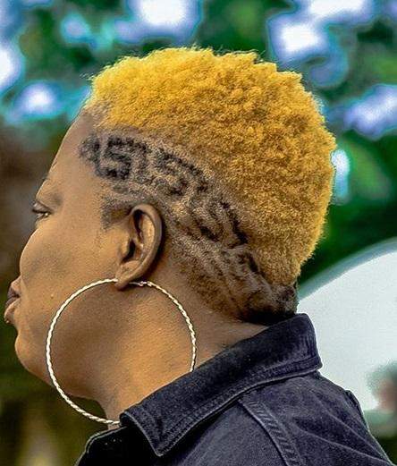 Actress Funke Akindele rocks Versace customized haircut