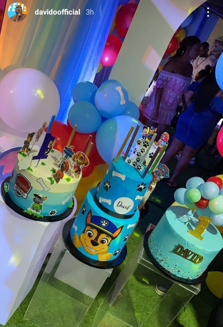 Davido and Chioma host luxurious birthday party for their son, Ifeanyi Adeleke Jr (Photos/Video)