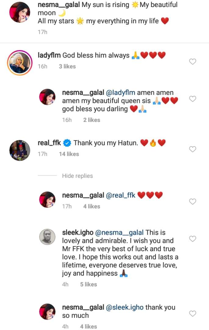 'My Hatun' - Femi Kayode and Egyptian lady cause stir on internet as they romantically gush over each other