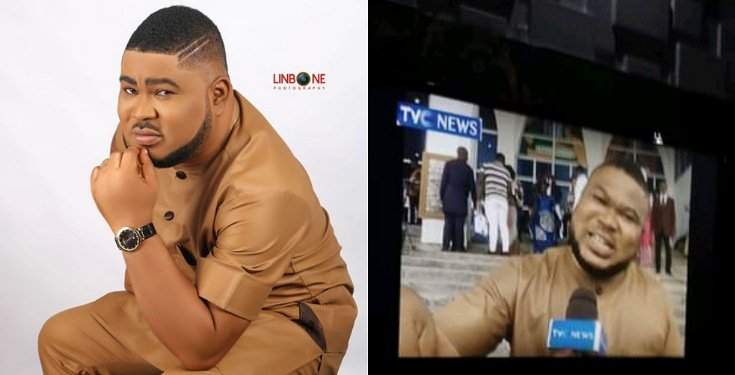 'God is indeed good' - Man celebrates after seeing himself on national TV for the first time