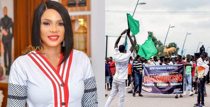 Actress, Iyabo Ojo cries out over threat message she got for supporting #EndSARS protest