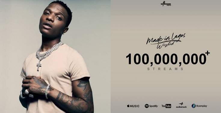 Wizkid's Made In Lagos Album (MIL) Hits 100 Million Streams In 9 Days