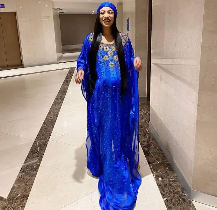 Moment Tonto Dikeh teamed up with her son, Andre, and pranked her fans into believing she's pregnant (Photos/Video)