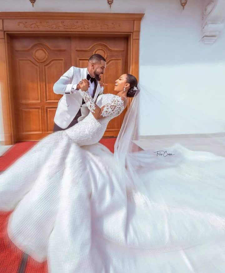 'God made it possible' - Williams Uchemba pens appreciation message as he officially releases his wedding photos