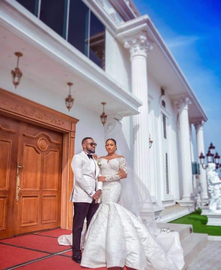 'God made it possible' - Williams Uchemba pens appreciation message as he officially releases his wedding photos