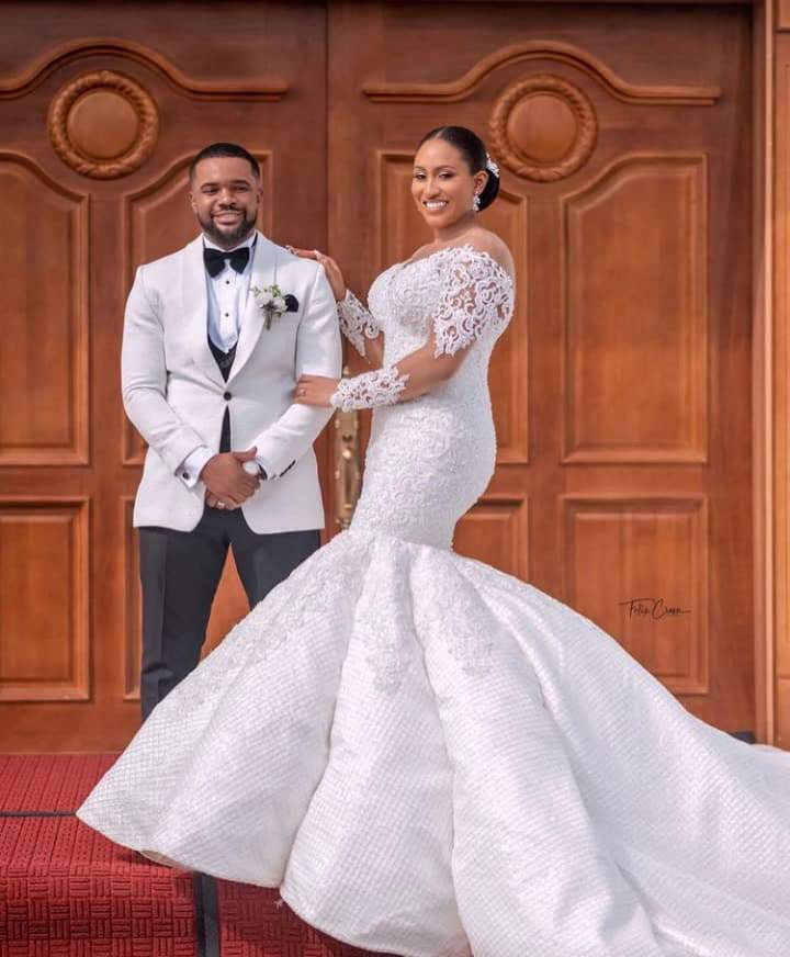 'God made it possible' - Williams Uchemba pens appreciation message as he officially releases his wedding photos