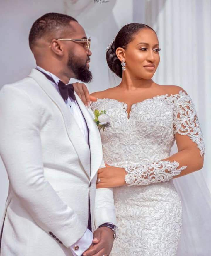"God made it possible" - Williams Uchemba pens appreciation message as he officially releases his wedding photos