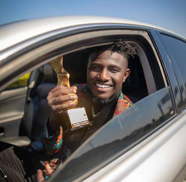 Comedian, Nasty Blaq Excited As He Wins Comedian Of The Year Award (Photos/Video)