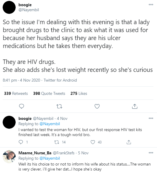 Medic narrates how man with HIV/AIDS lied to his wife about his status