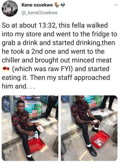 FRSC officer nabbed after eating 'raw meat and yoghurt' without paying