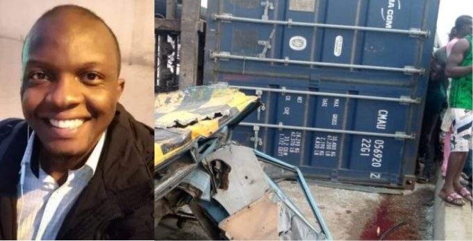 'Lagos container has never fallen on a billionaire' - Man says bad things only happen to poor people in Nigeria