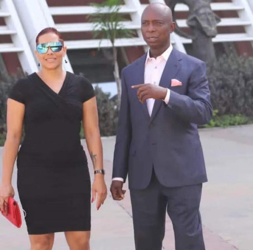 Billionaire Ned Nwoko spotted with light skinned Zambian lady (Photos)