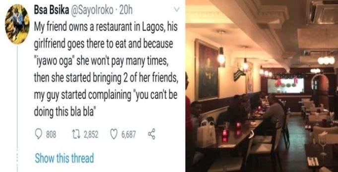Restaurant manager slapped and arrested for insisting the owner's girlfriend and her 2 friends must pay for their food