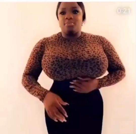 Fans reacts to distressed look on Dorathy during waist trainer advert (Video)