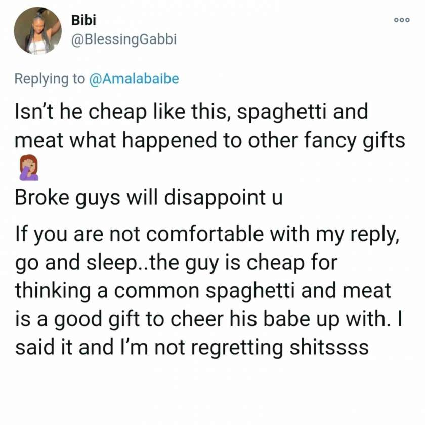 Man gets broke shamed after his girlfriend shared a photo of the gift she got from him