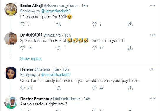 Lady offers N1.2m to any woman who agrees to be surrogate mother to her child