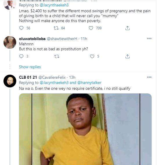 Lady offers N1.2m to any woman who agrees to be surrogate mother to her child